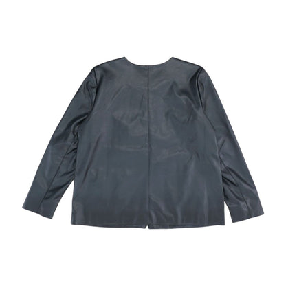 Black Faux Leather Jacket