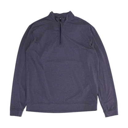 Purple Solid 1/4 Zip Pullover