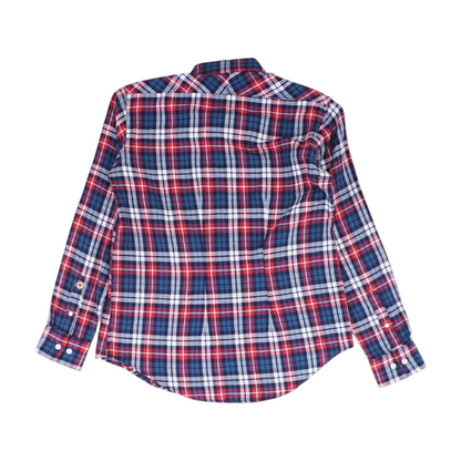 Multi Plaid Button Down