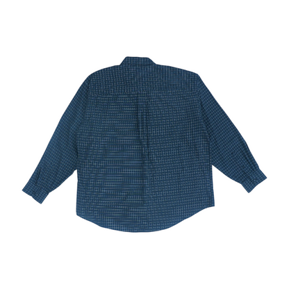 Black Check Long Sleeve Button Down