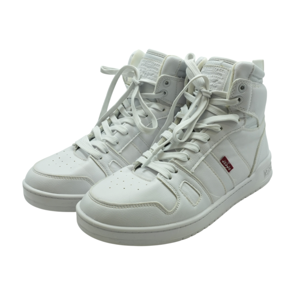 White High-Top Athletic Shoes