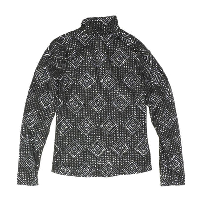 Black Misc Top Pullover