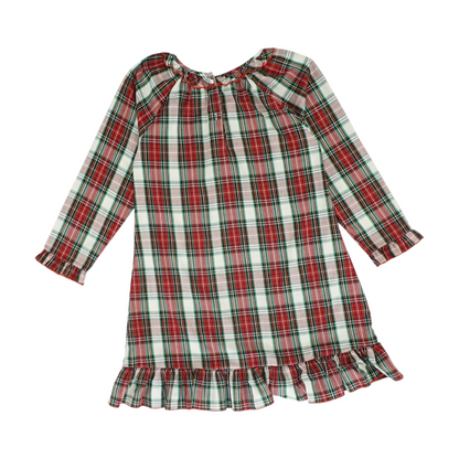 Red Plaid Gown