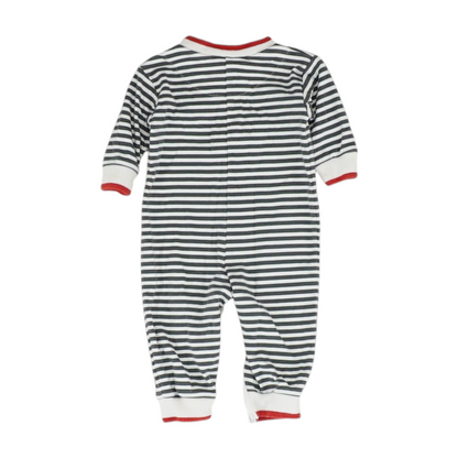 White Striped One-Piece