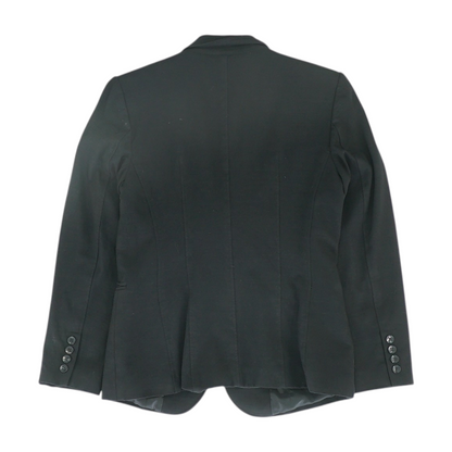 Black Solid Blazer
