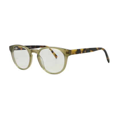 Yellow Percey M Round Prescription Eyewear