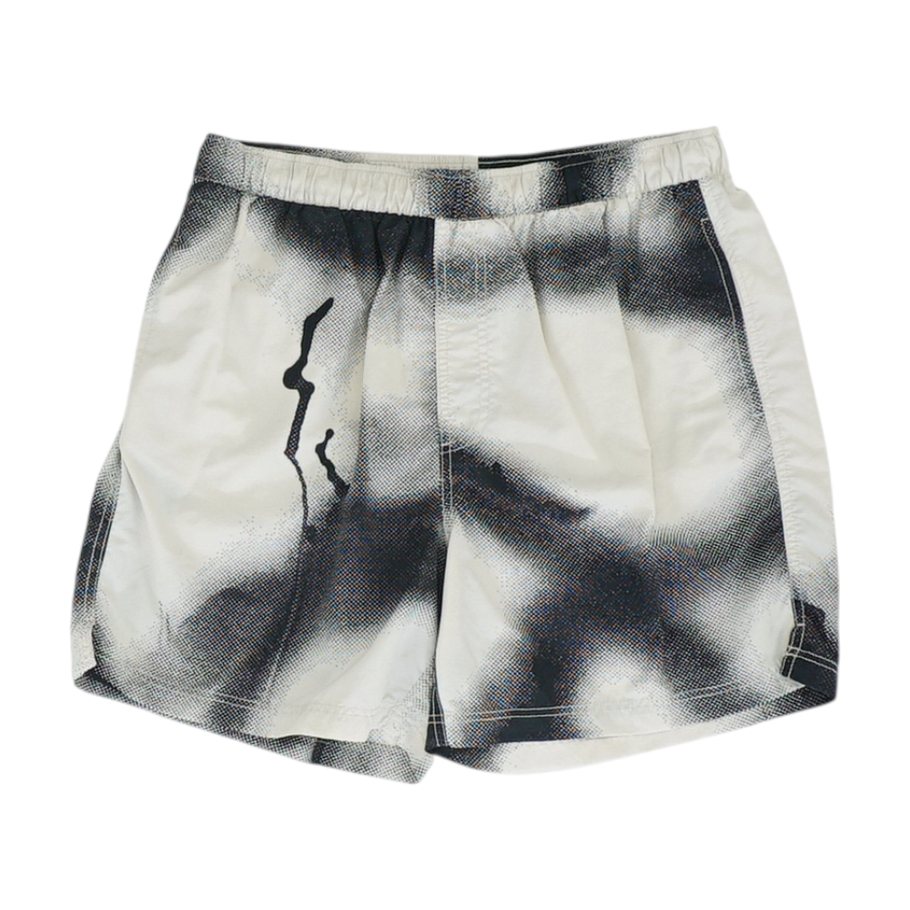 Beige Print Swim Bottom