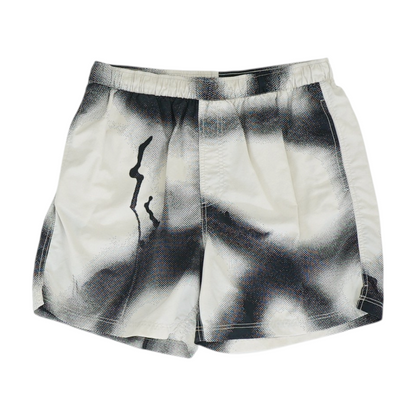 Beige Print Swim Bottom