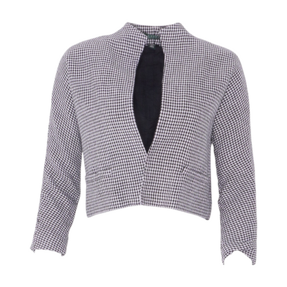 Black Houndstooth Blazer