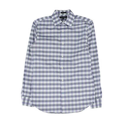 Purple Check Long Sleeve Button Down