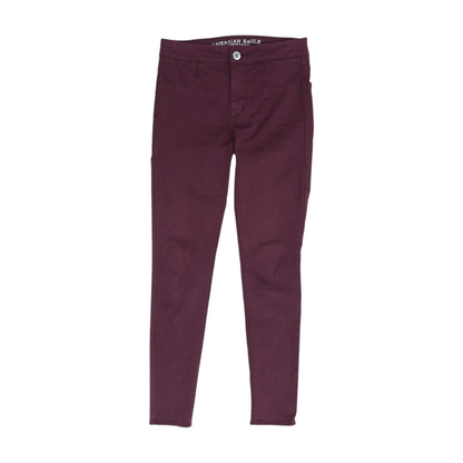 Burgundy Regular Pants