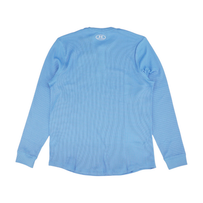 Blue Solid Henley T-Shirt