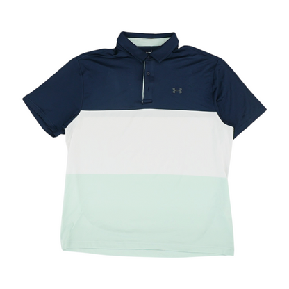 Multi Color Block Short Sleeve Polo