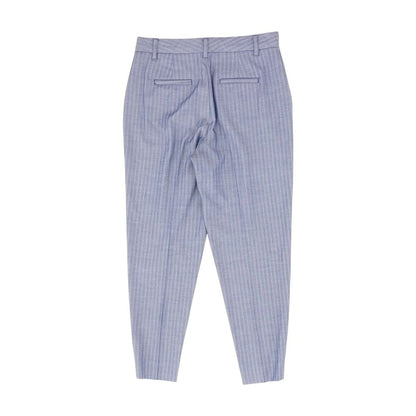 Blue Striped Dress Pants