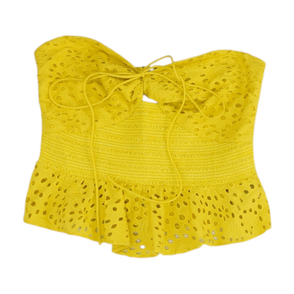 Yellow Print Blouse