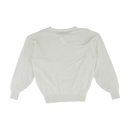 Ivory Solid Pullover Sweater