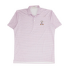 Holderness & Bourne Pink Print Short Sleeve Polo – Image 1