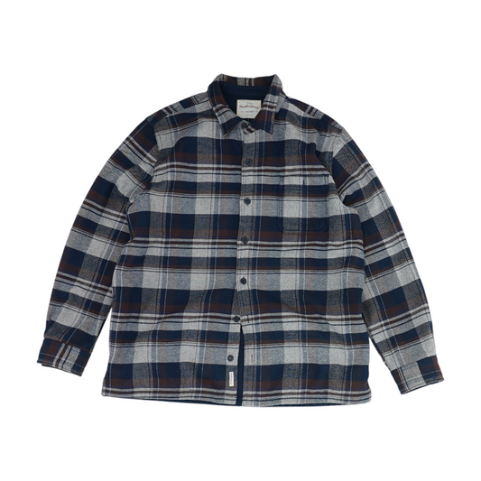 Navy Plaid Jacket