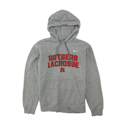 Gray Rutgers University Solid Hoodie Pullover