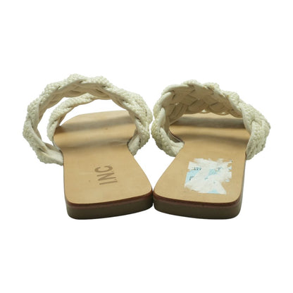 White Flat Sandals