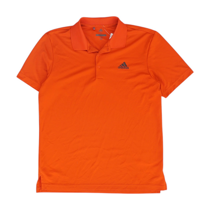 Red Solid Short Sleeve Polo