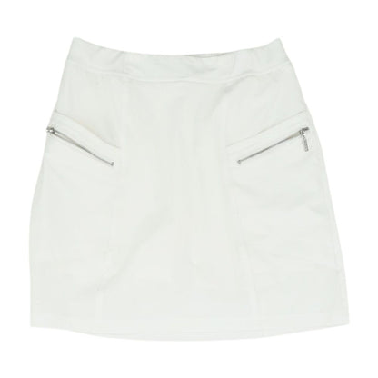 White Mini Skort