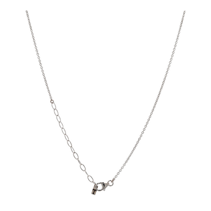Sterling Silver Diamond Pendant Necklace