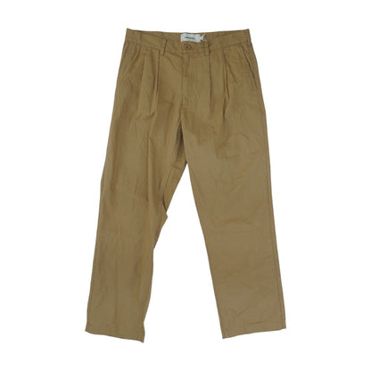 Khaki Solid Chino Pants
