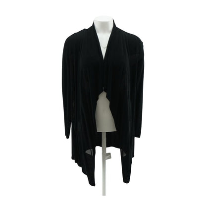 Black Solid Cardigan Sweater