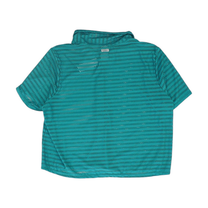 Green Striped Button Down
