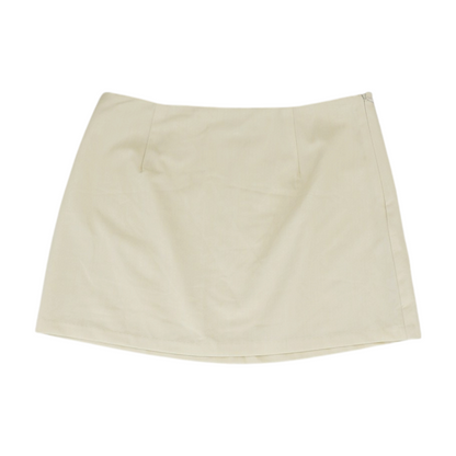 Beige Mini Skirt