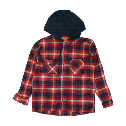 Red Plaid Flannel Button Down