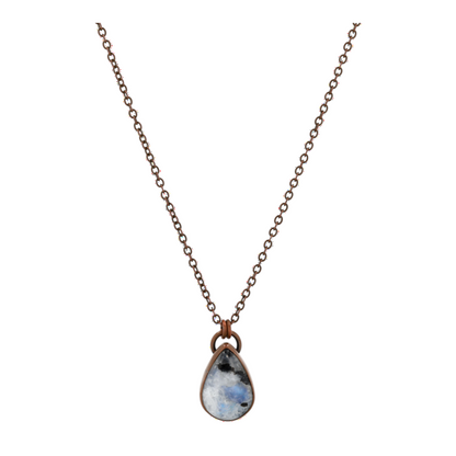 Costume Moonstone Pendant Necklace
