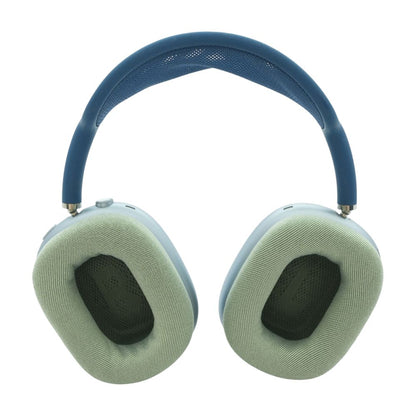 Sky Blue AirPods Max (Lightning) with Green Earpads