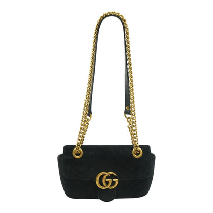 Black Double G Marmont Mini Crossbody