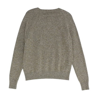 Brown Solid Pullover Sweater
