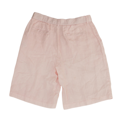 Pink Solid Chino Shorts