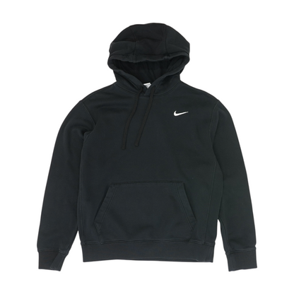 Black Solid Hoodie Pullover
