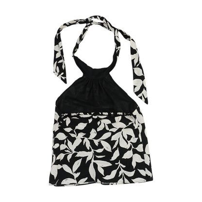 Black Abstract Blouse