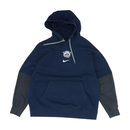 Navy Solid Hoodie Pullover