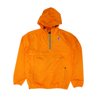 Orange Solid Rain Jacket