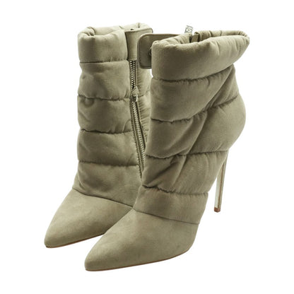 Beige Ankle Boots