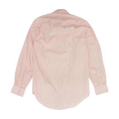 White Striped Long Sleeve Button Down