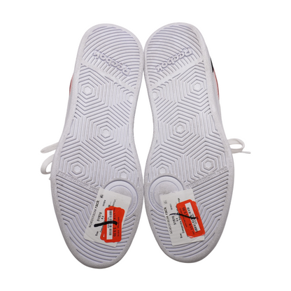 White Low-Top Athletic Shoes