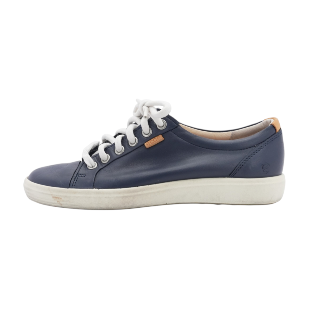 Navy Low-Top Athletic Shoes