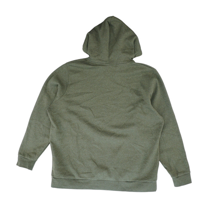 Green Solid Hoodie Pullover