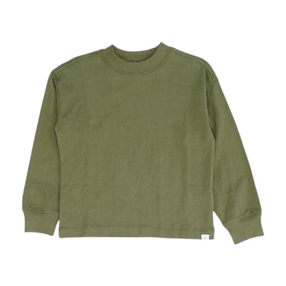 Green Solid Crewneck T-Shirt