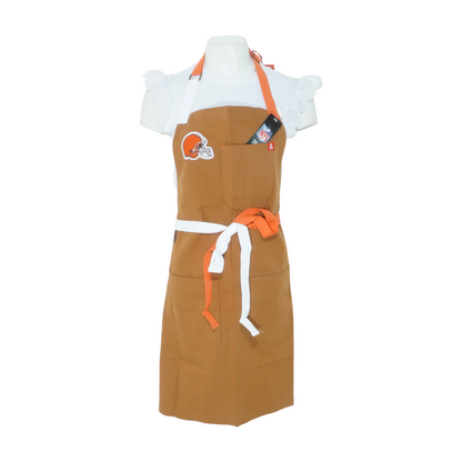 Khaki Cleveland Browns Apron
