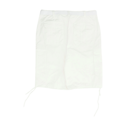 White Cargo Shorts