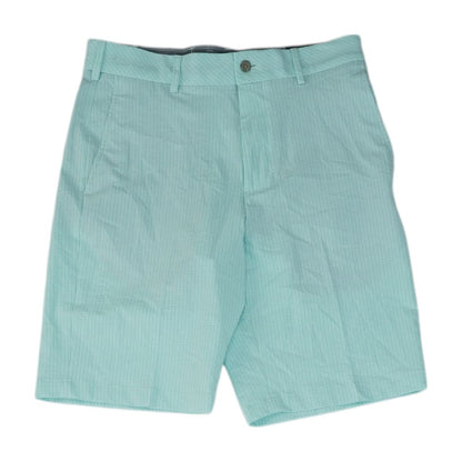 Green Check Chino Shorts